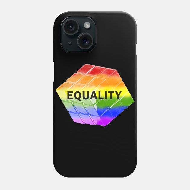 Equality Cube Phone Case by Justanotherillusion