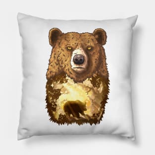 Brown Bear Pillow