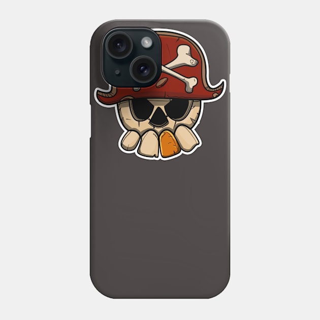 Captain Skull Phone Case by YAM