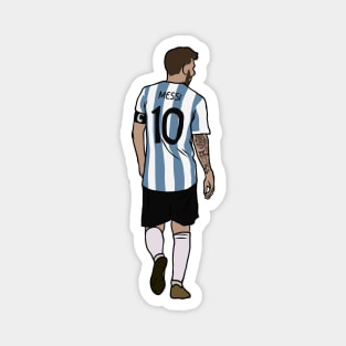 Leo Messi Back Magnet
