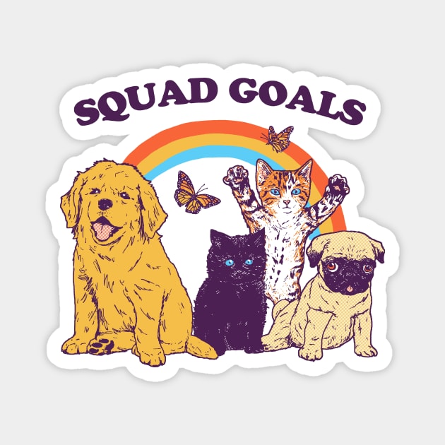 Squad Goals Magnet by Hillary White Rabbit