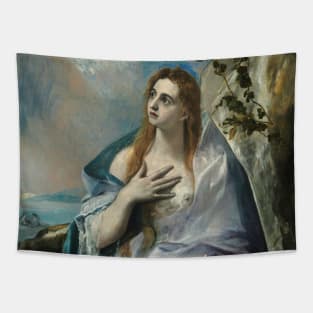 The Penitent Magdalene by El Greco Tapestry