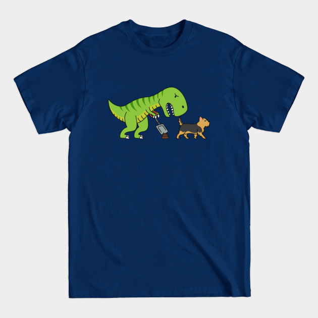 Discover Yorkshire Terrier T-Rex Dinosaur Poop - Yorkshire Terrier - T-Shirt