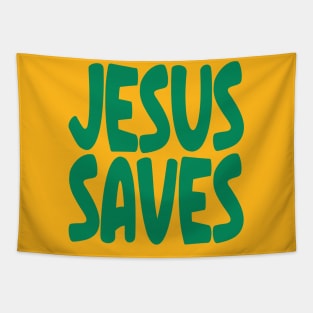 Jesus Saves Tapestry