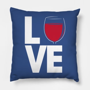 love wine 3 Pillow