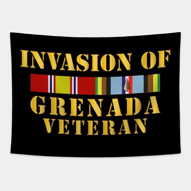 Grenada Invasion Veteran w  EXP SVC Tapestry by twix123844