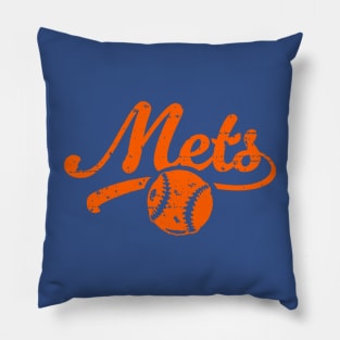 Retro Mets Pillow