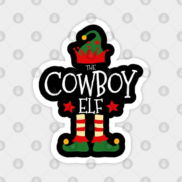 Cow Boy Elf Matching Family Group Christmas Party Pajamas Magnet by uglygiftideas