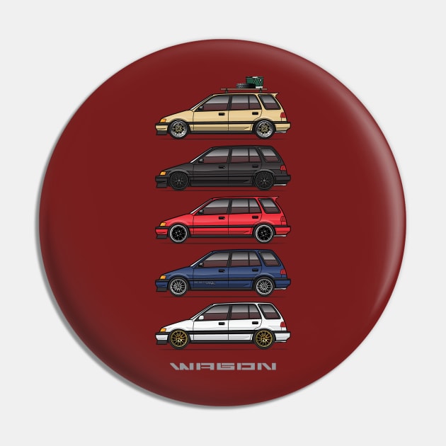 Five wagons Pin by JRCustoms44