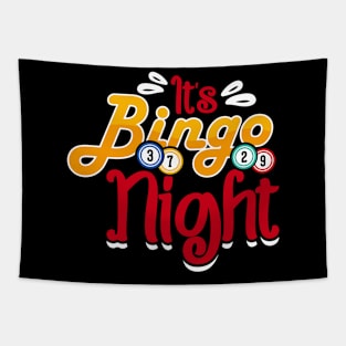 It's Bingo Night T shirt For Women Tapestry