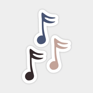 Elegant Music Notes Magnet