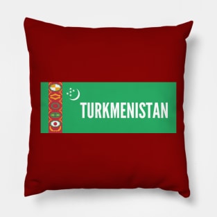 Turkmenistan Flag Pillow
