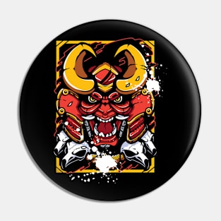 Samurai T-Shirt Pin