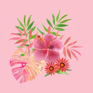 Tropical - Pink T-Shirt