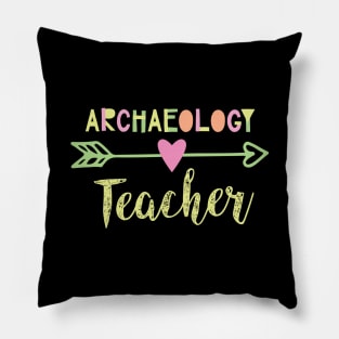 Archaeology Teacher Gift Idea Pillow