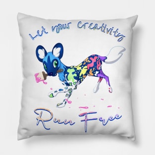 Let your Creativity Run Free! Pillow