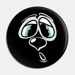 Perplexed Emoji Halloween Costume TShirt Confused Face Pin