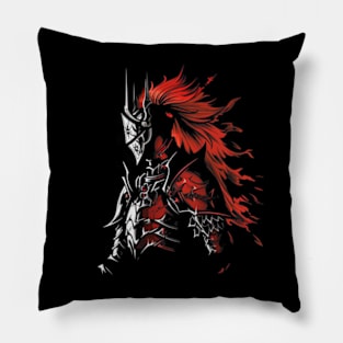 solo leveling igris red armor Pillow