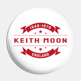 Keith Moon 1946 1978 Music D80 Pin