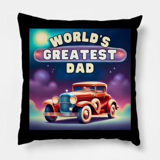 World’s Greatest Deuce Coupe Dad Pillow