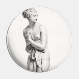 Venus, Frontal View Pin