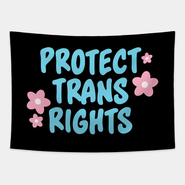 Protect Trans Lives - Transgender Tapestry by Football from the Left