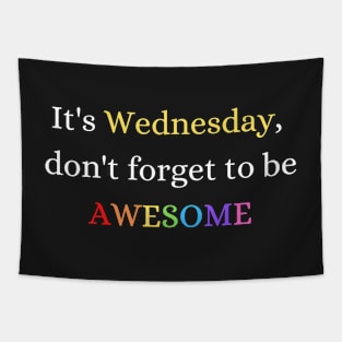 Awesome Wednesday Motivation Tapestry