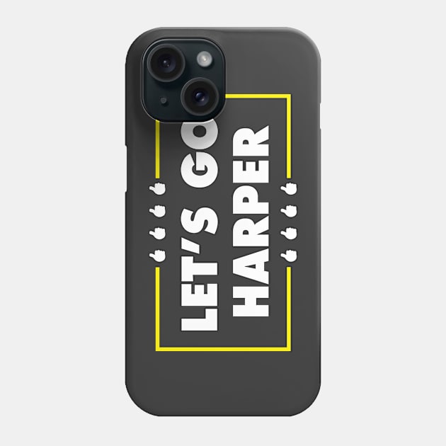 Let's Go Harper Phone Case by Wiech Trash