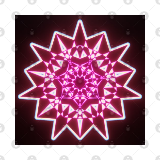 Bright Colorful Southwestern American Style Neon Star by jrfii ANIMATION