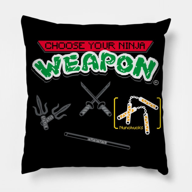 CYNW - Nunchucks Pillow by Getsousa