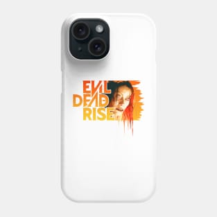 Evil Dead Rise Movie 2023 graphic design by ironpalette Phone Case