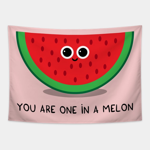 You are one in a MELON Tapestry by adrianserghie