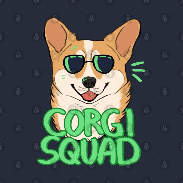CORGI SQUAD (red) by mexicanine