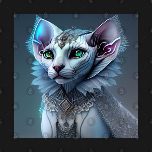 Gothic Sphynx Hybrid by Enchanted Reverie