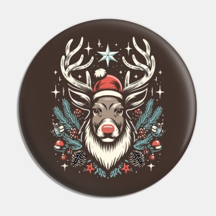 Santa's Favourite Reindeer Rudolph Pin