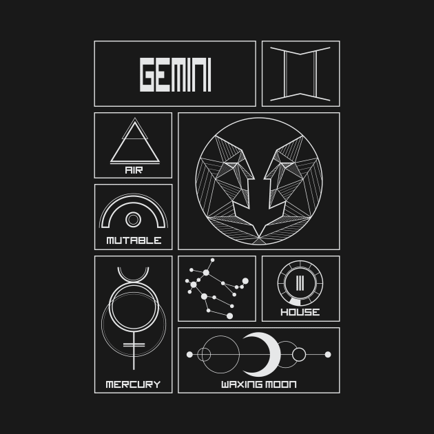 Gemini Profile - Astrology Signs by alcateiaart