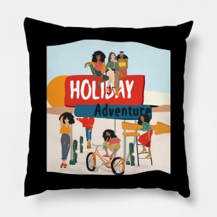 Holiday Adventure Pillow