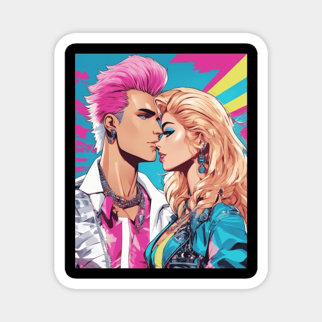 80s Style Magnet by animegirlnft