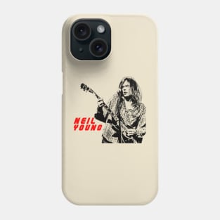 neil young visual art Phone Case