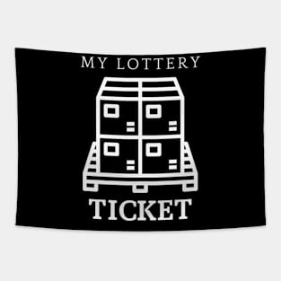 Lottery Ticket - Pallet Reseller Tapestry