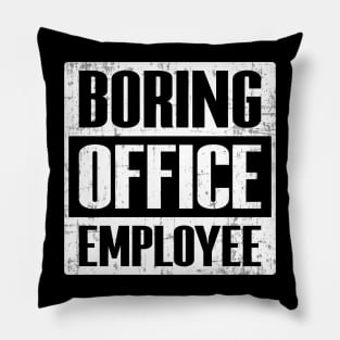 Boring Office Employee Pillow