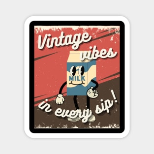 Vintage vibes in every sip! Magnet