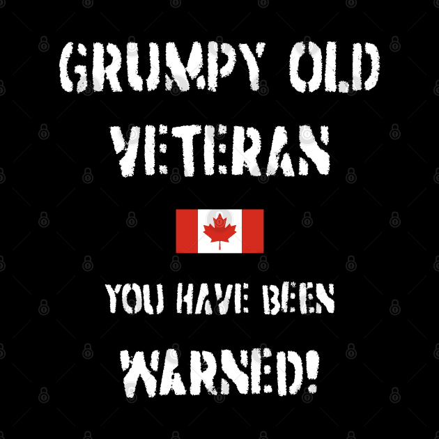 Grumpy Old Veteran (Canada) by BearCaveDesigns