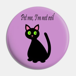 Cute Black Cat Pin