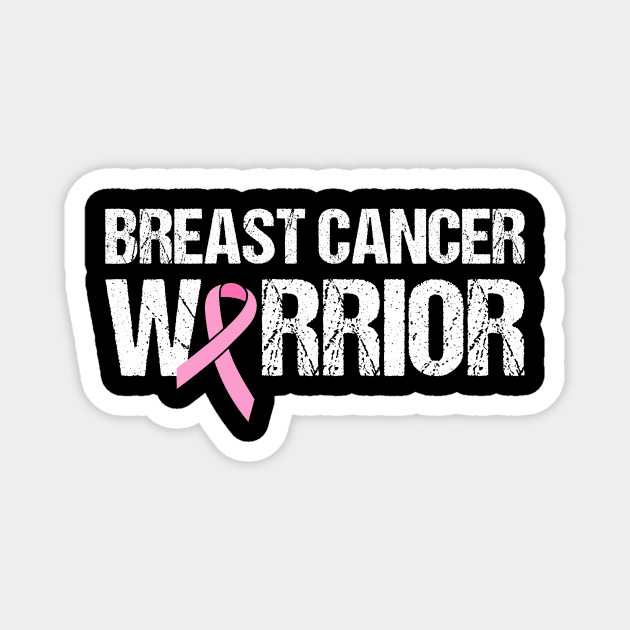 Breast Cancer Warrior Magnet by PinkInkArt