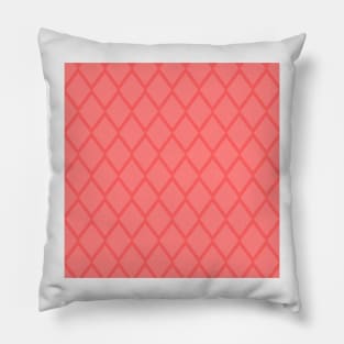 Pink Diamond Pattern Pillow