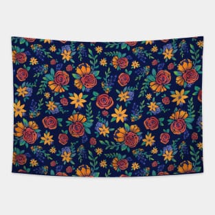 Floral Pattern Tapestry