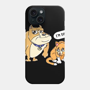 Funny Humor Sorry I'm Sorry Animals Funny Phone Case