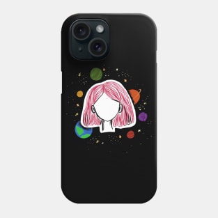 Space Head Phone Case