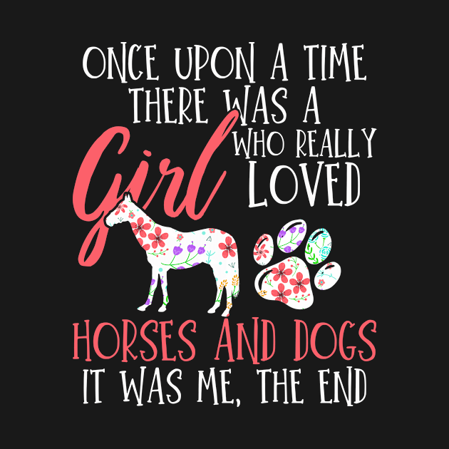 Horse Dog Horses and Dogs by CreativeGiftShop